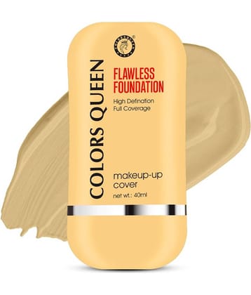 Colors Queen Flawless Makeup Cover Foundation 40ml, Classic Ivory (Shade -05)