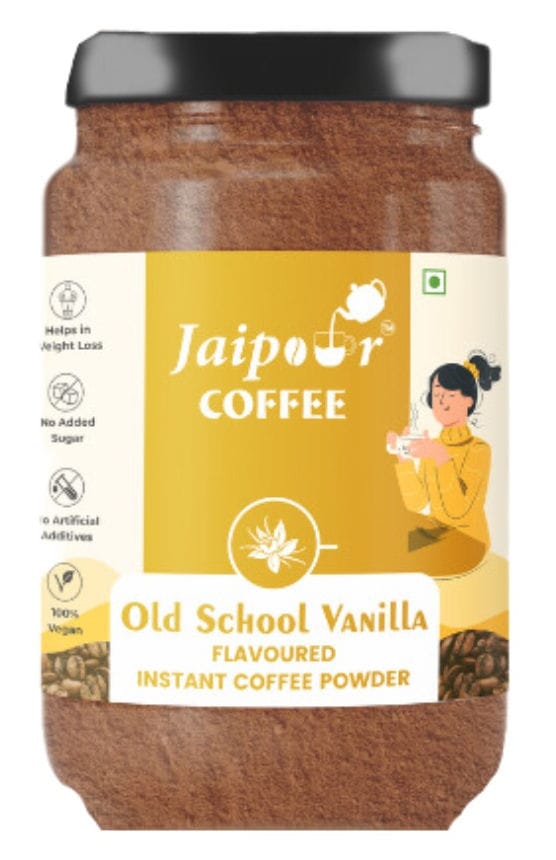 Jaipour Coffee Vanilla, 60 gm Glass Jar