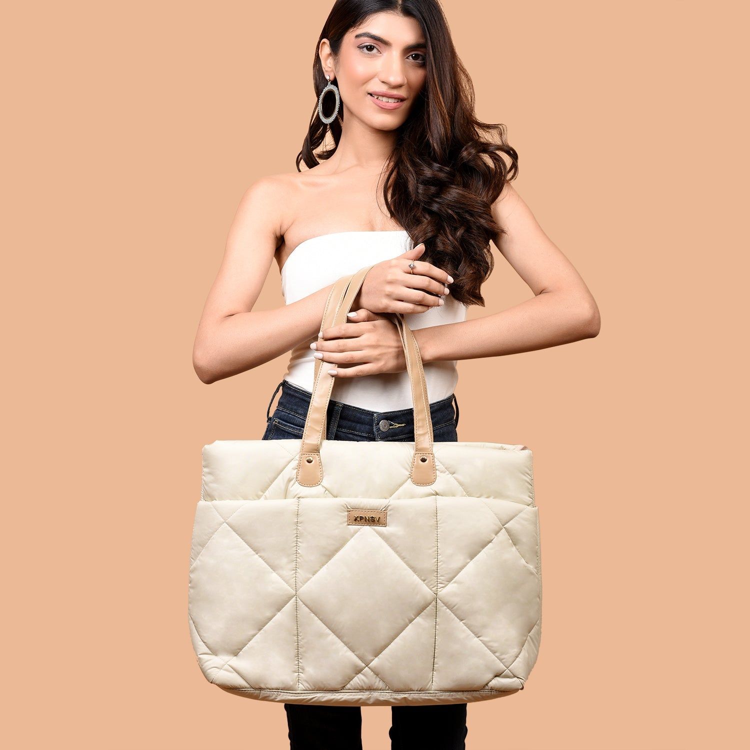 Jet Set CEO Bag Beige-Beige