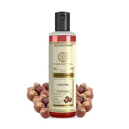 Khadi Natural Satritha Hair Cleanser - 210ml Khadi Natural Satritha Hair Cleanser - 210ml