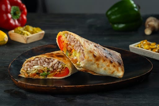 Grilled Veggies Vegan Burrito Wrap