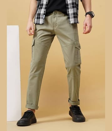 Paul Street Slim Flat Men's Cargos - Brown ( Pack of 1 )