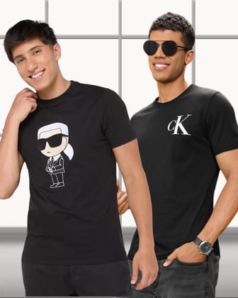 Iconic Logo Combo Tees-for Mens-M
