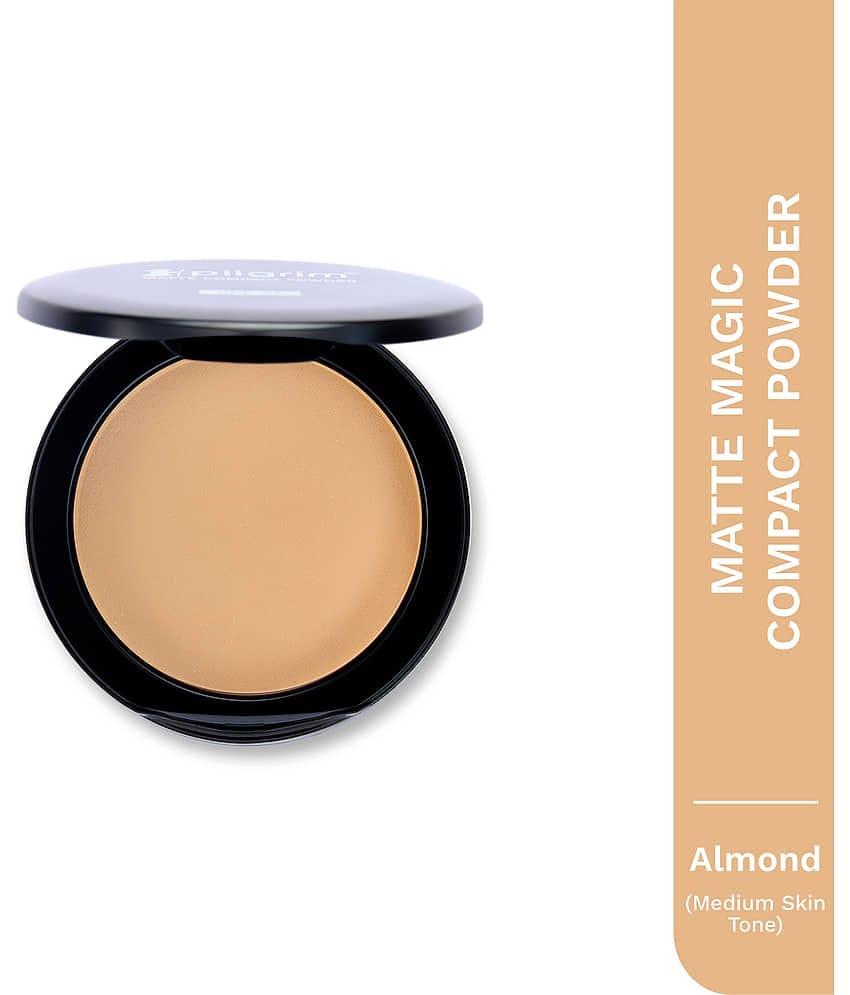 Pilgrim Almond-20 Matte Finish Compact Powder Spf 25 ,7g