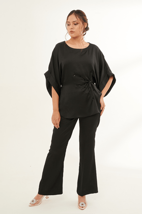 SVELTE formal co-ord set in black-Black / M / Set