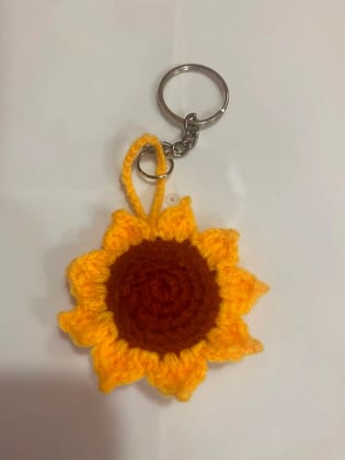 Sunflower key chain