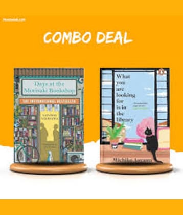 (Combo of 2 book )“Days at the Morisaki Bookshop” and “What You Are Looking For Is in the Library” Author: Satoshi Yagisawa