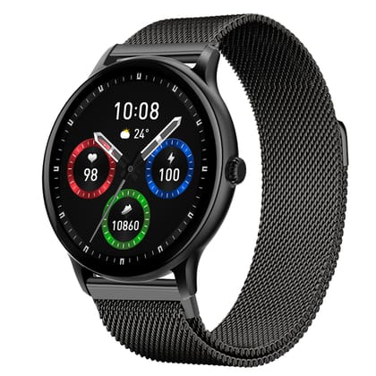 Fire-Boltt Phoenix Ultra Smart Watch(BSW138) with 1.39"Inch Display, Bluetooth Calling, Metal Body with 120+ Sports Modes, SpO2- Dark Grey