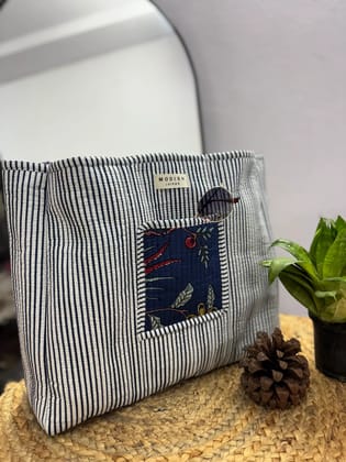 Handcrafted Reversible Tote Bag
