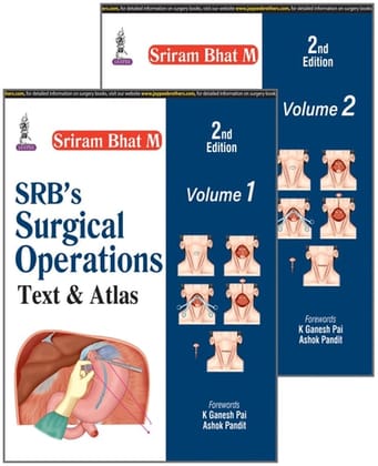 SRB's Surgical Operations: Text and Atlas 2nd Edition ( R.P.2024)