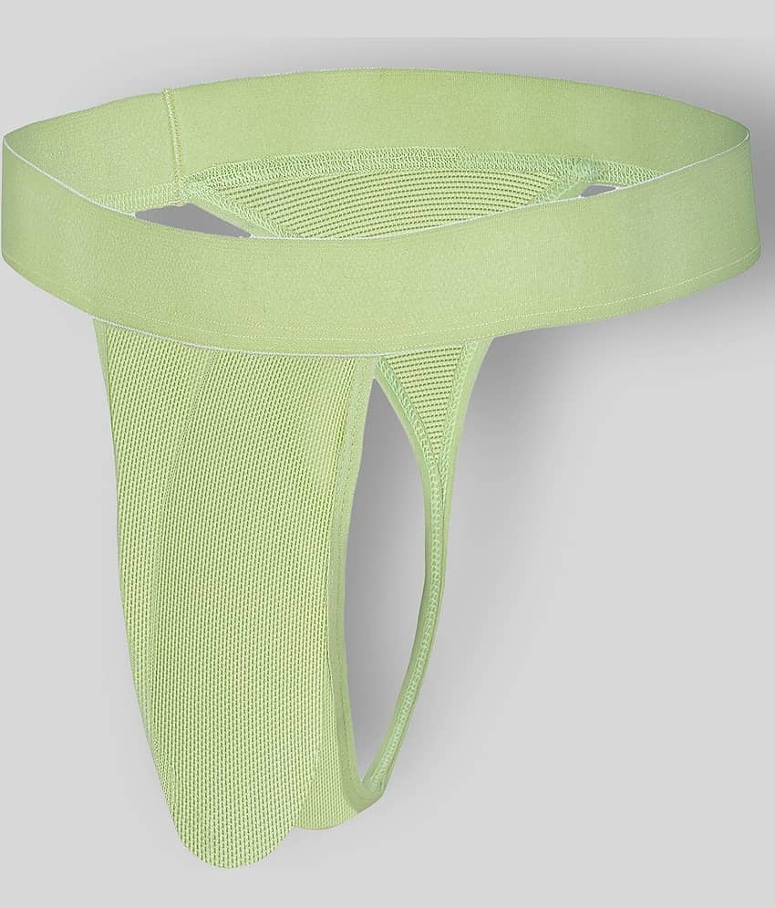 Bruchi Club Pack of 1 Nylon Thongs For Men's ( Sea Green )