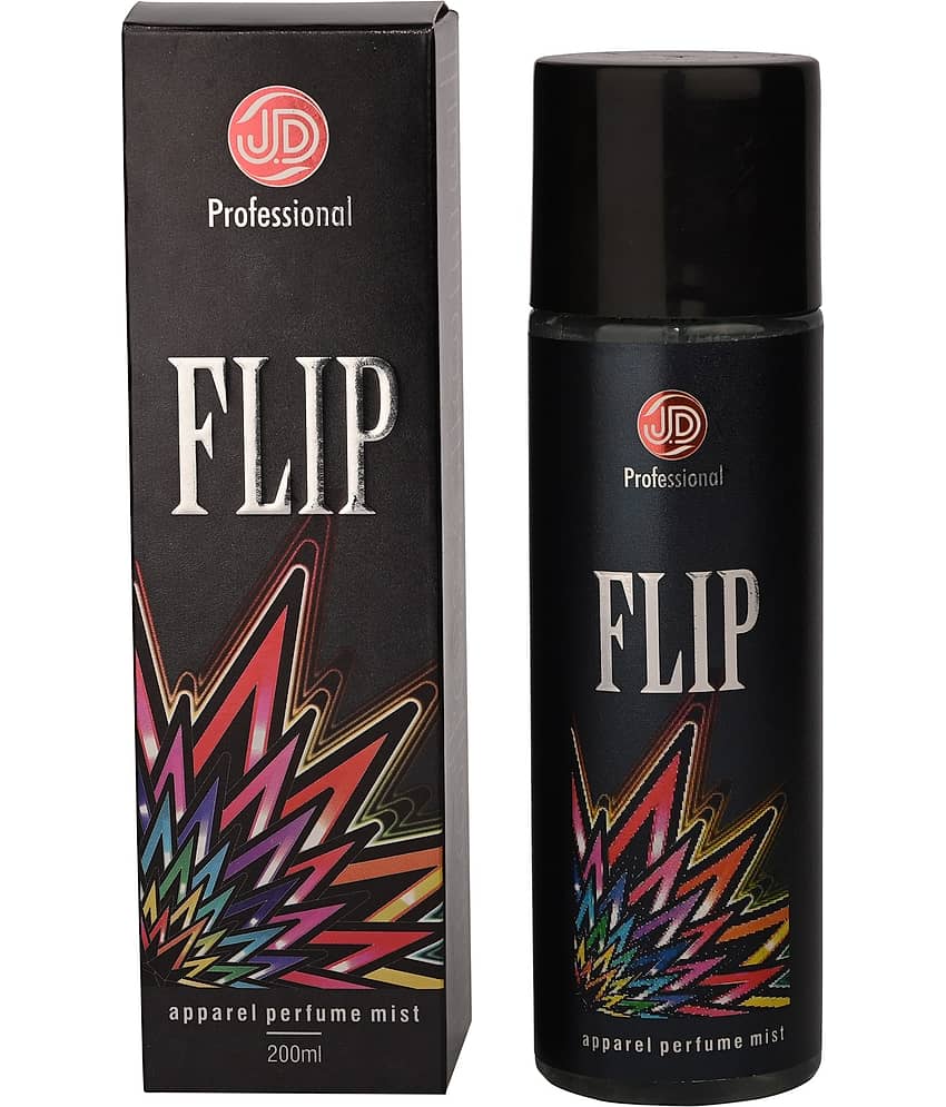 JD INTERNATIONAL FLIP Apparel Perfume For Men & Women Mist Perfume 200 ml (Pack of 1)