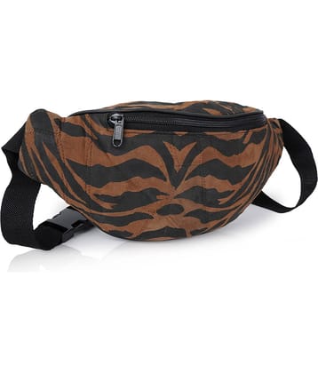CIMONI Travel Waist Bag Leather Brown Waist Pouch