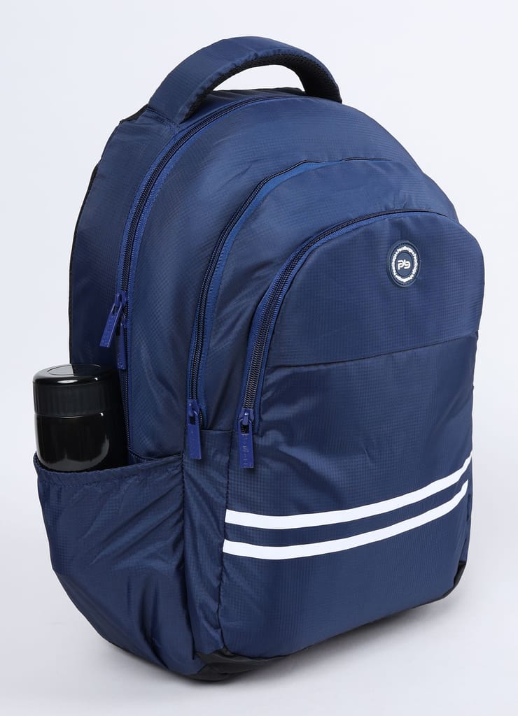 PB Pearlbags FLAUNT 25L Solid Casual Backpack,3 Compartment,Premium Fabric,Water Resistant Anti Theft,School & College Bag for Boys and Girls,Office & Travel Bag for Men and Women,48X31X17 Cms