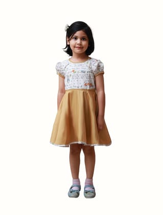 DE CHEVALERiE en Rouge - Eastern Mulberry Frock - Golden Brown 5- 6 Years DE CHEVALERiE en Rouge - Eastern Mulberry Frock - Golden Brown 5- 6 Years