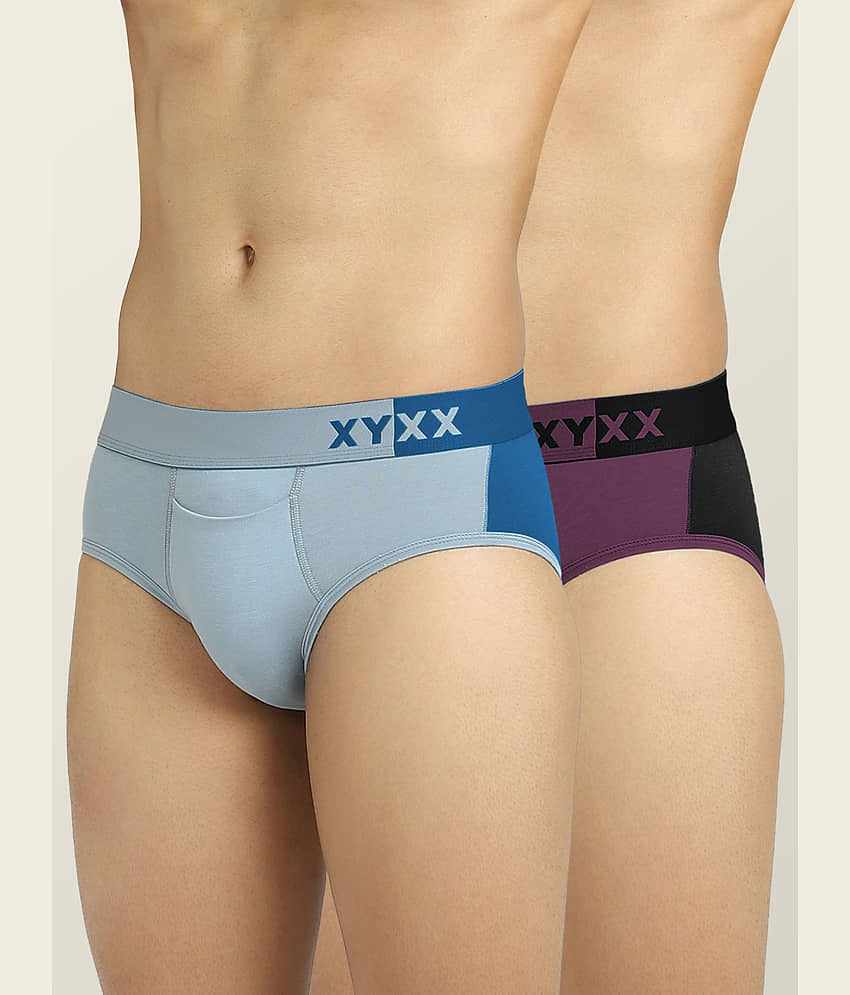XYXX Pack of 2 Modal Briefs For Men's ( Multicolor )