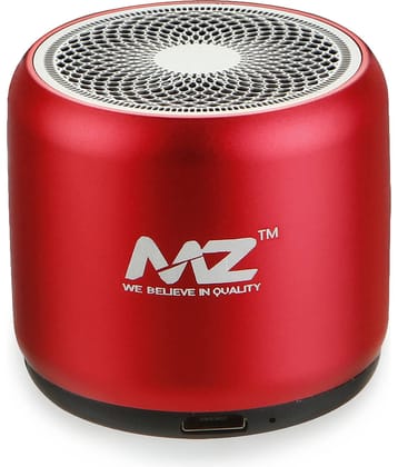 MZ M9 5 W Bluetooth Speaker Bluetooth V 5.0 with SD card Slot Playback Time 6 hrs Red