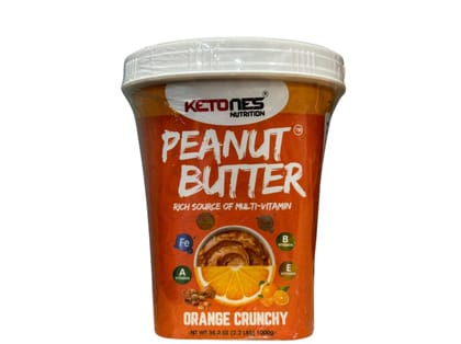 Ketones Nutrition's Peanut Butter | 1kg | Orange Ketones Nutrition's Peanut Butter | 1kg | Orange
