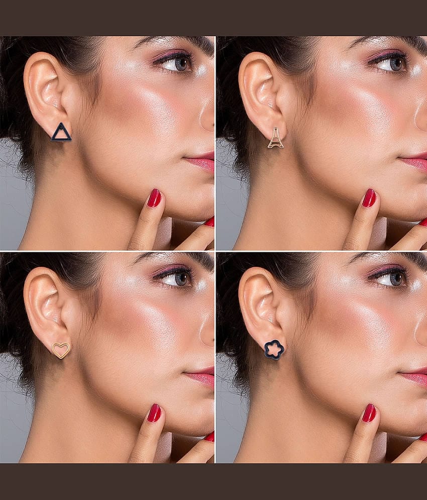 Stud Earring Stylish Multicolor Multi Designe Set Of 36 Earrings for girls
