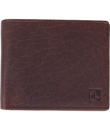 CIMONI Brown Leather Men's Two Fold Wallet ( Pack of 1 )