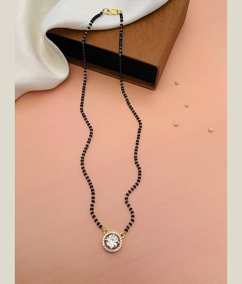 Harsha Creation Golden Mangalsutra ( Pack of 1 )