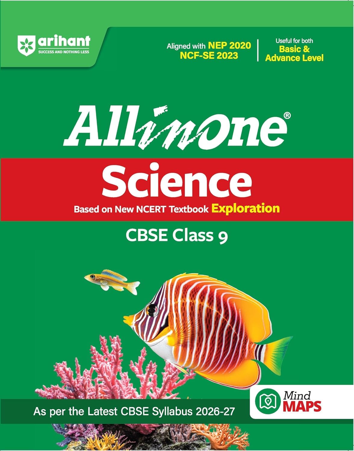 ARIHANT ALL IN ONE CBSE EXPLORATION SCIENCE CLASS 9 FOR 2027 EXAMS -ALLSCI9