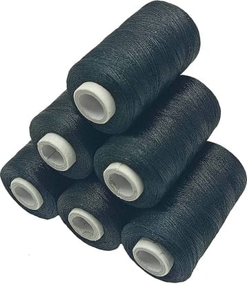 PRANSUNITA Other Silk (Resham) Twisted Hand & Machine Embroidery Shiny Thread ( Pack of 6 )