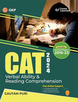 CAT 2024 - Verbal Ability & Reading Comprehension (VARC) Guide with Solved Papers from 2016-2023 by Gautam Puri