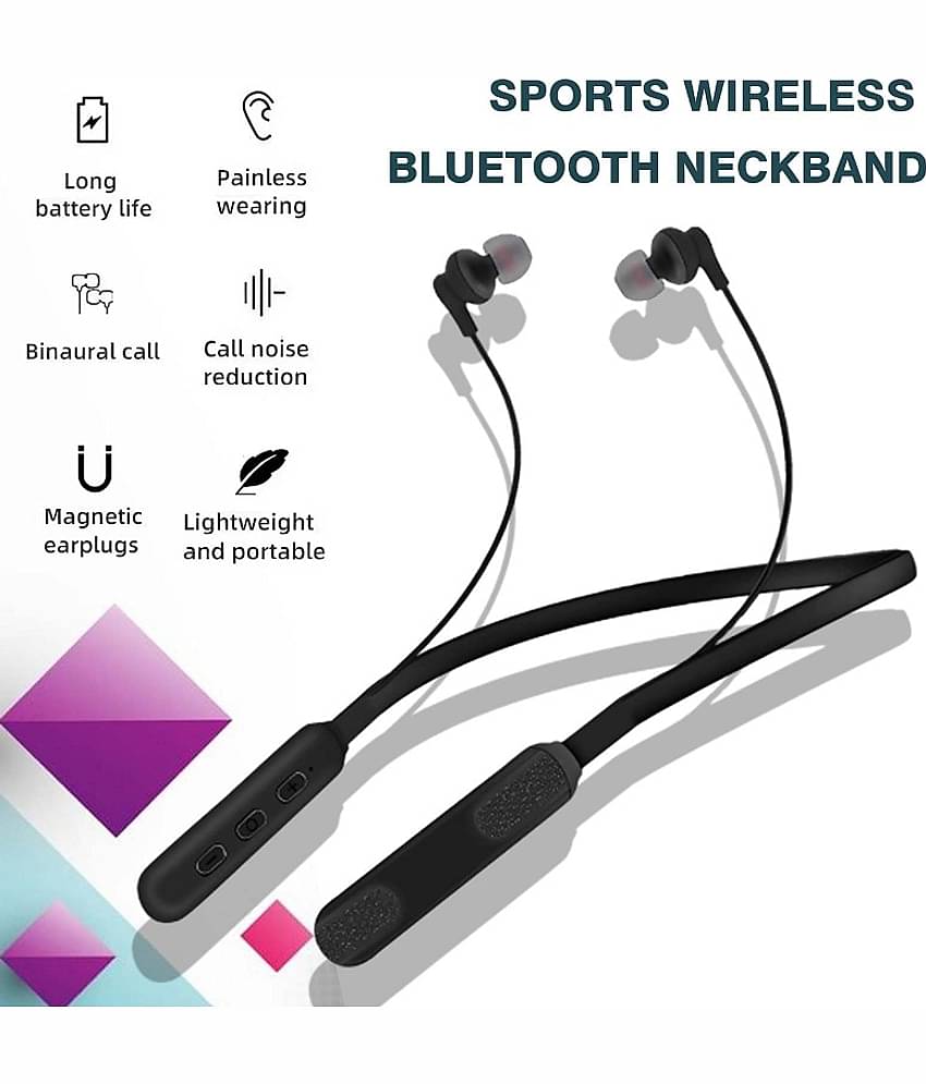 Shop To Shop In-the-ear Bluetooth Headset with Upto 7h Talktime Music Controls - Black
