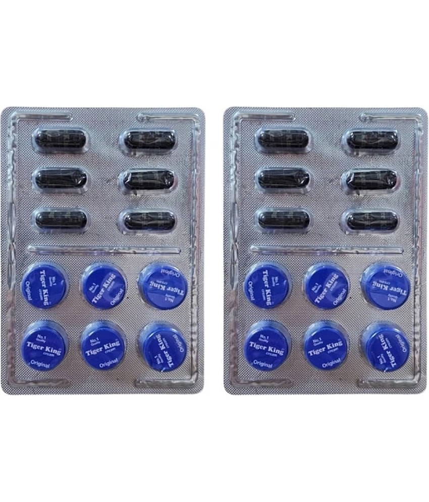 Tiger King Cream With Caspule 6 x 1.2gm (Pack of 2)