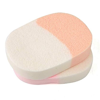 STORE77 Facial Cleaning Sponge Cosmetic Puff Washing Sponge Foam Producer Makeup Remover Pads- 2 pc
