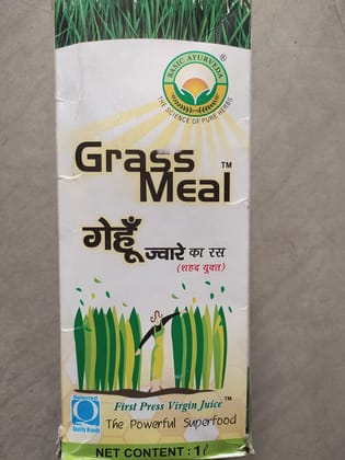 Basic AyuRveda Grass Meal Of pure First press virgin juice 