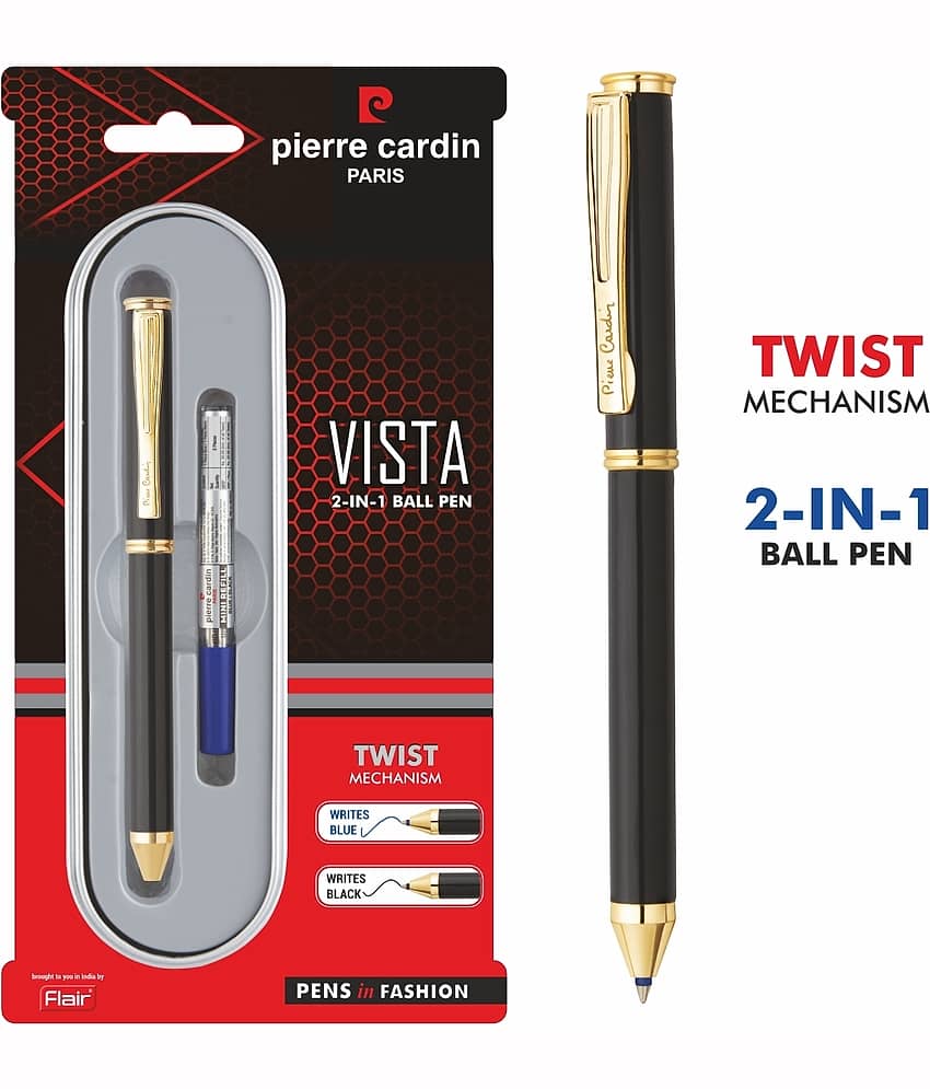 Pierre Cardin Vista 2 In 1 Ball Pen Black