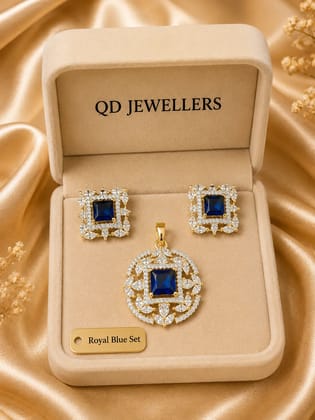 Royal Blue Pendant Set Royal Blue Pendant Set