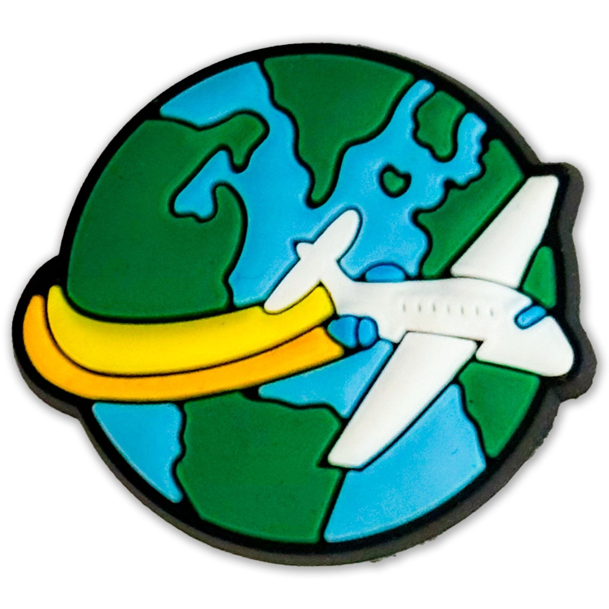 🌍🛩️ Aeroplane Flying In Between Planets