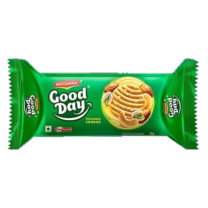 Britannia Good Day Pista Badam Cookies, 45 g Pouch
