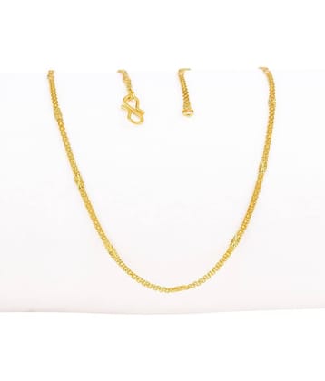 FASHION FRILL - Gold Plated Chain ( Pack of 1 )