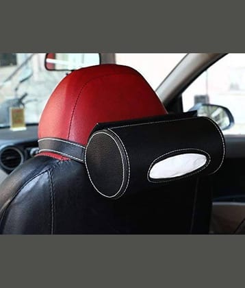 Tantra Car Tissue Dispenser Leather Black
