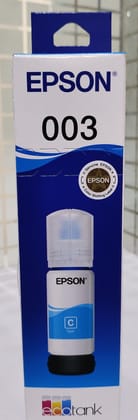 003 EPSON Cyan Ink Bottle