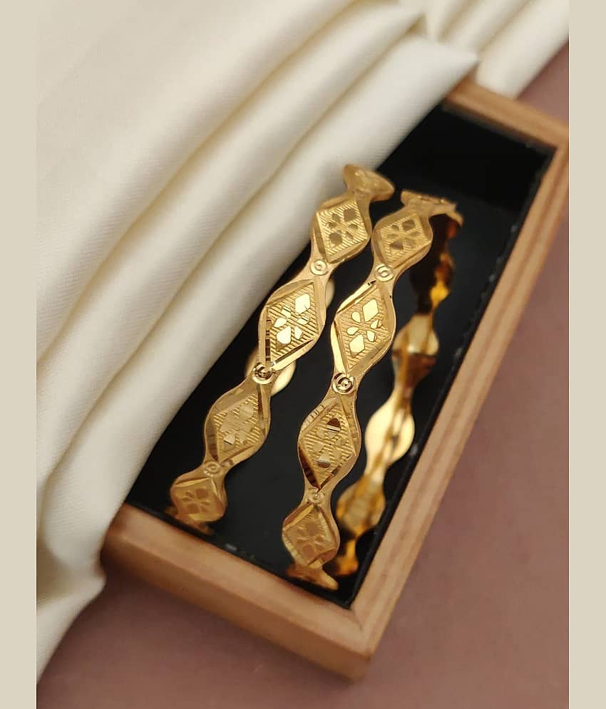 Shivay Fashion Gold Bangle Set ( Pack of 1 )