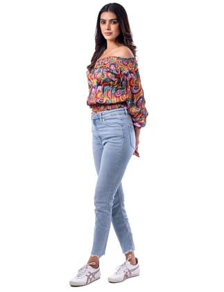 Swirls of Love Smocking Top-XS