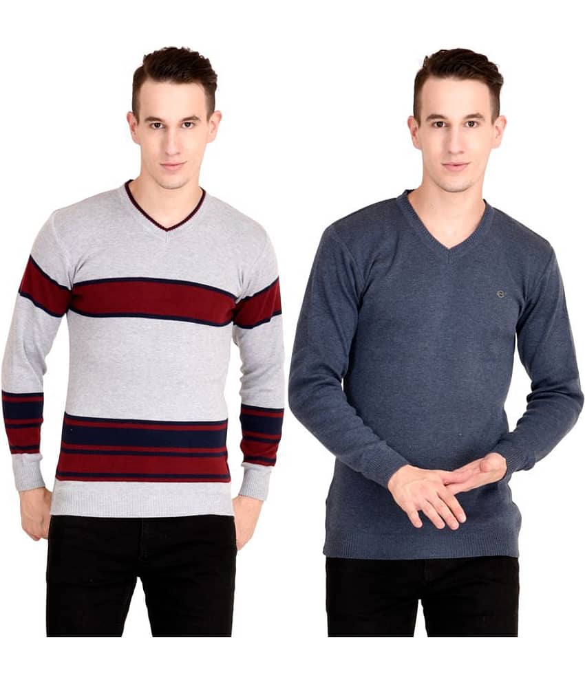 NEUVIN Multi V Neck Sweater