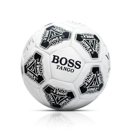 JJ Jonex BOSS Tango Football Size 5, White