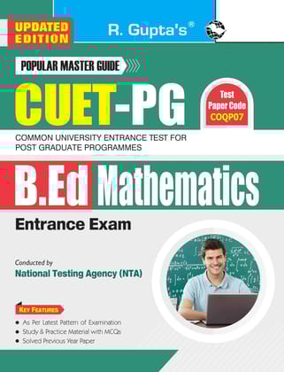 CUET-PG: B.Ed (MATHEMATICS) Entrance Exam Guide [Paperback] [Jan 07, 2026] RPH Editorial Board