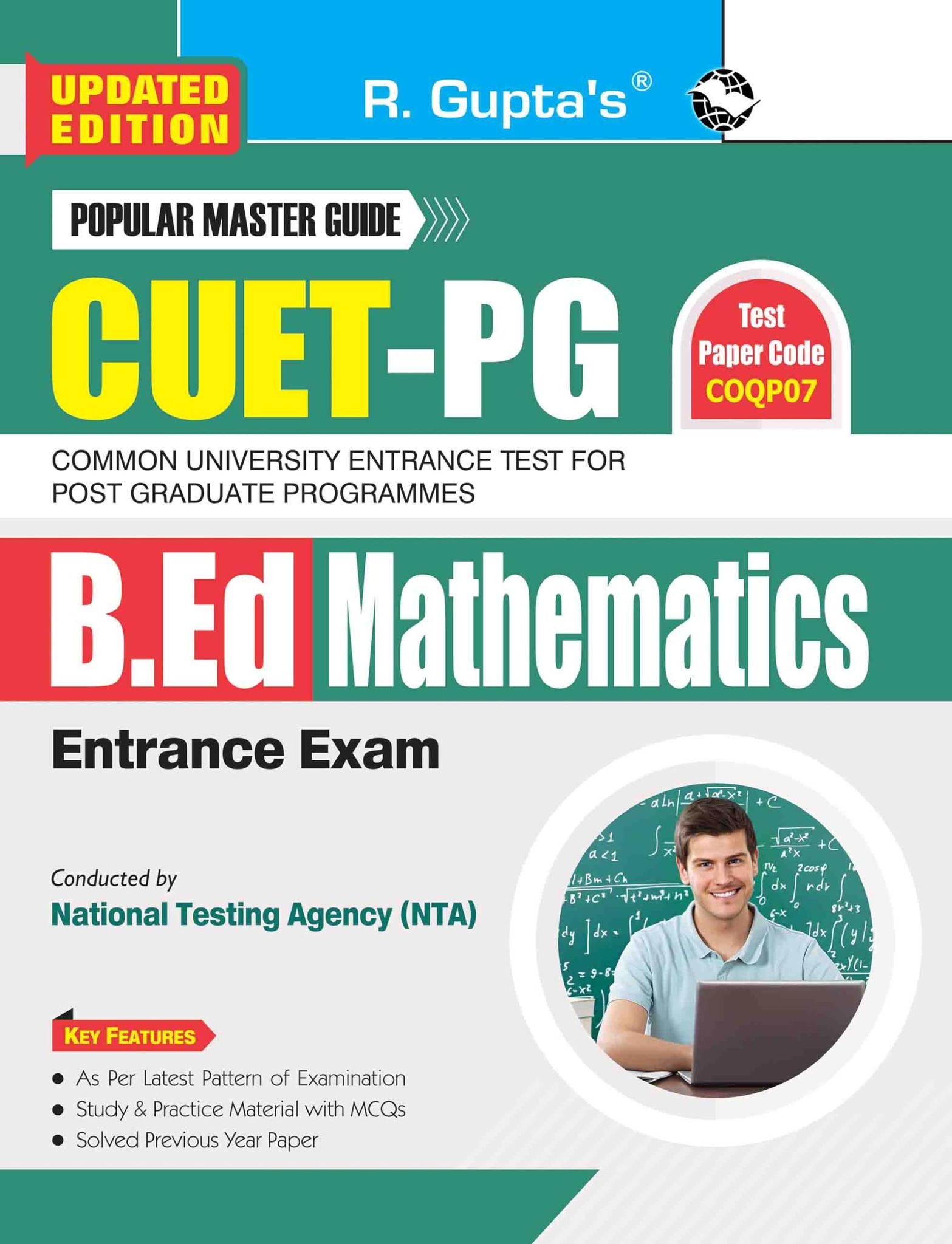 CUET-PG: B.Ed (MATHEMATICS) Entrance Exam Guide [Paperback] [Jan 07, 2026] RPH Editorial Board