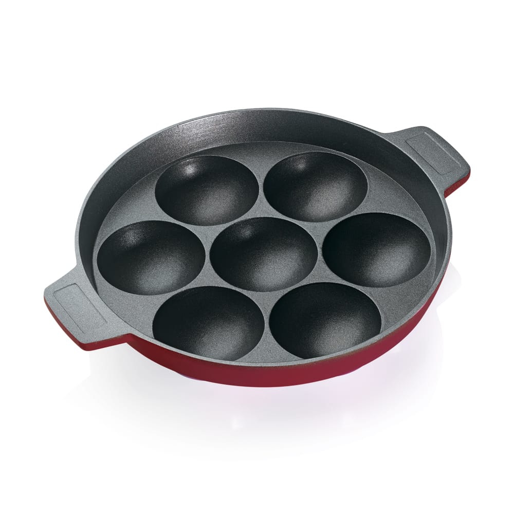 Premier Non Stick Deluxe Paniyara Pan with Handle - 7 Cavity