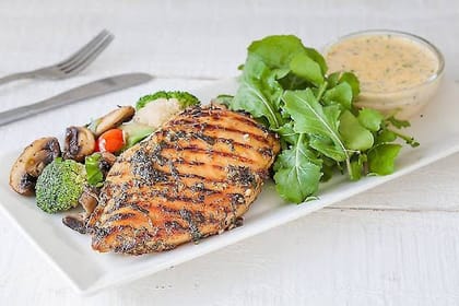 Herb Grilled Smoky Chicken Steak