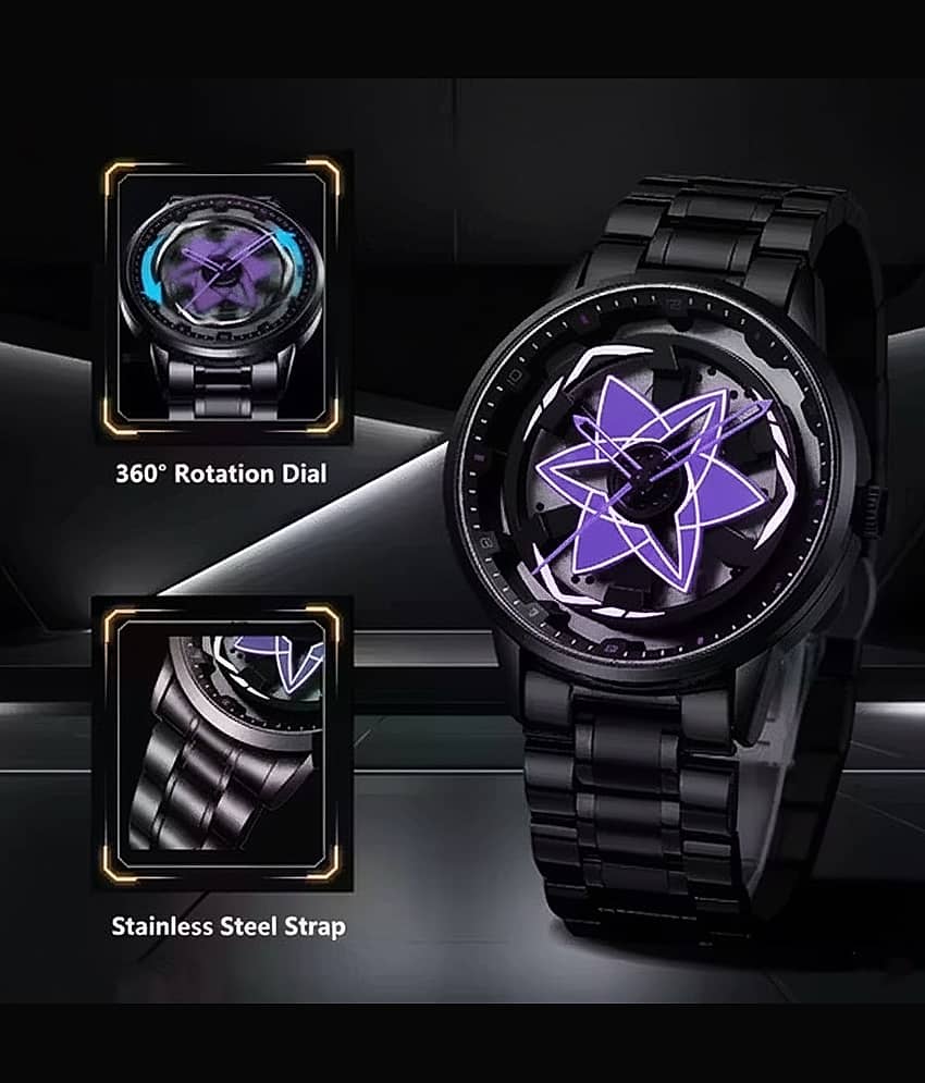Renaissance Traders Black Metal Analog Men's Watch