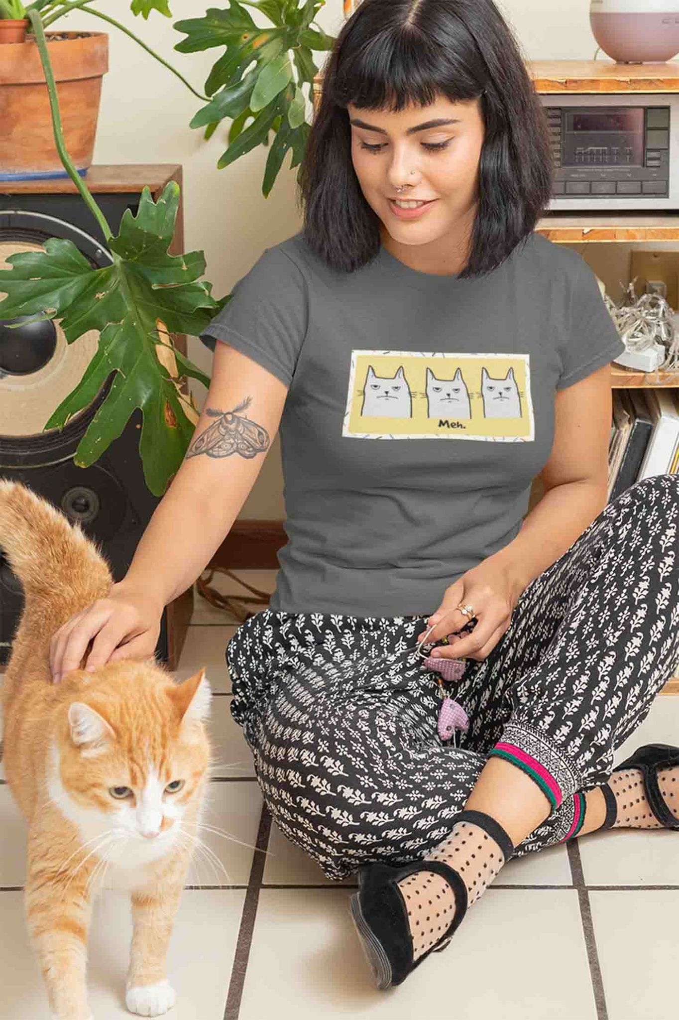 Round Neck T-Shirt (Women) - Meh Mondays (12 colours)
