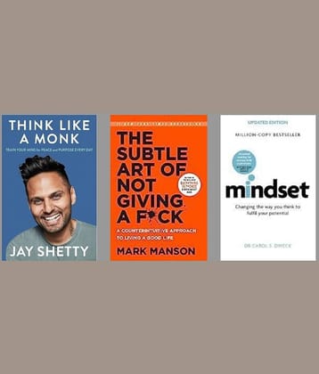 Think Like A Monk + The Subtle Art + Mind Set
